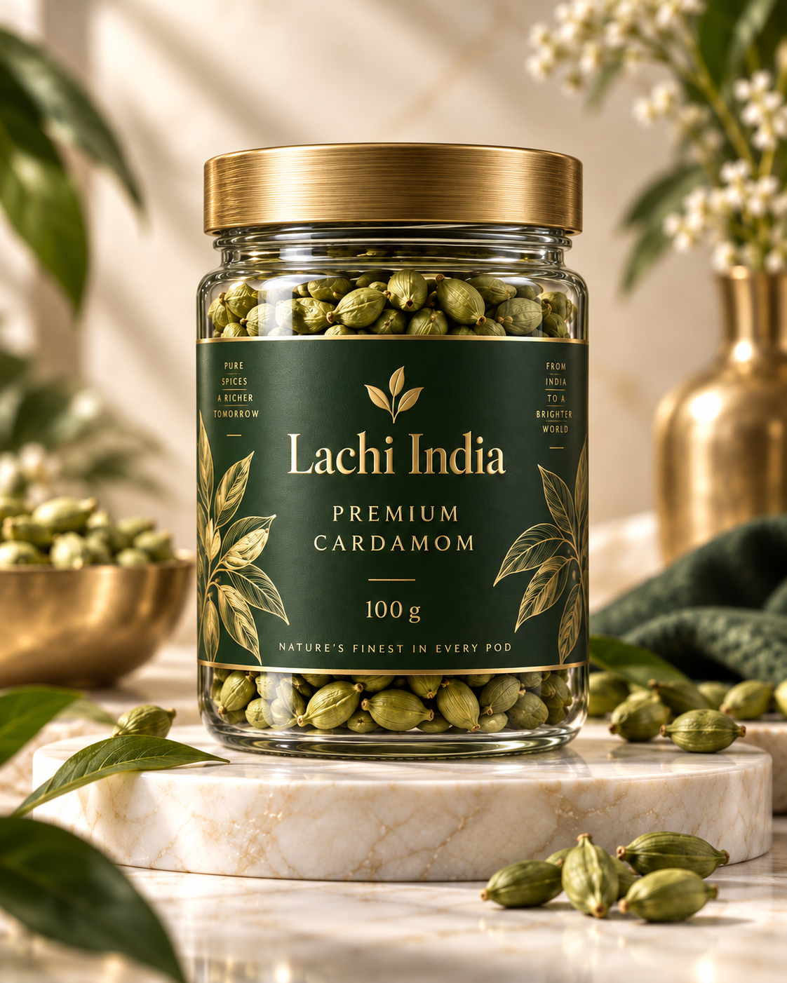 Lachi India 100 g glass jar