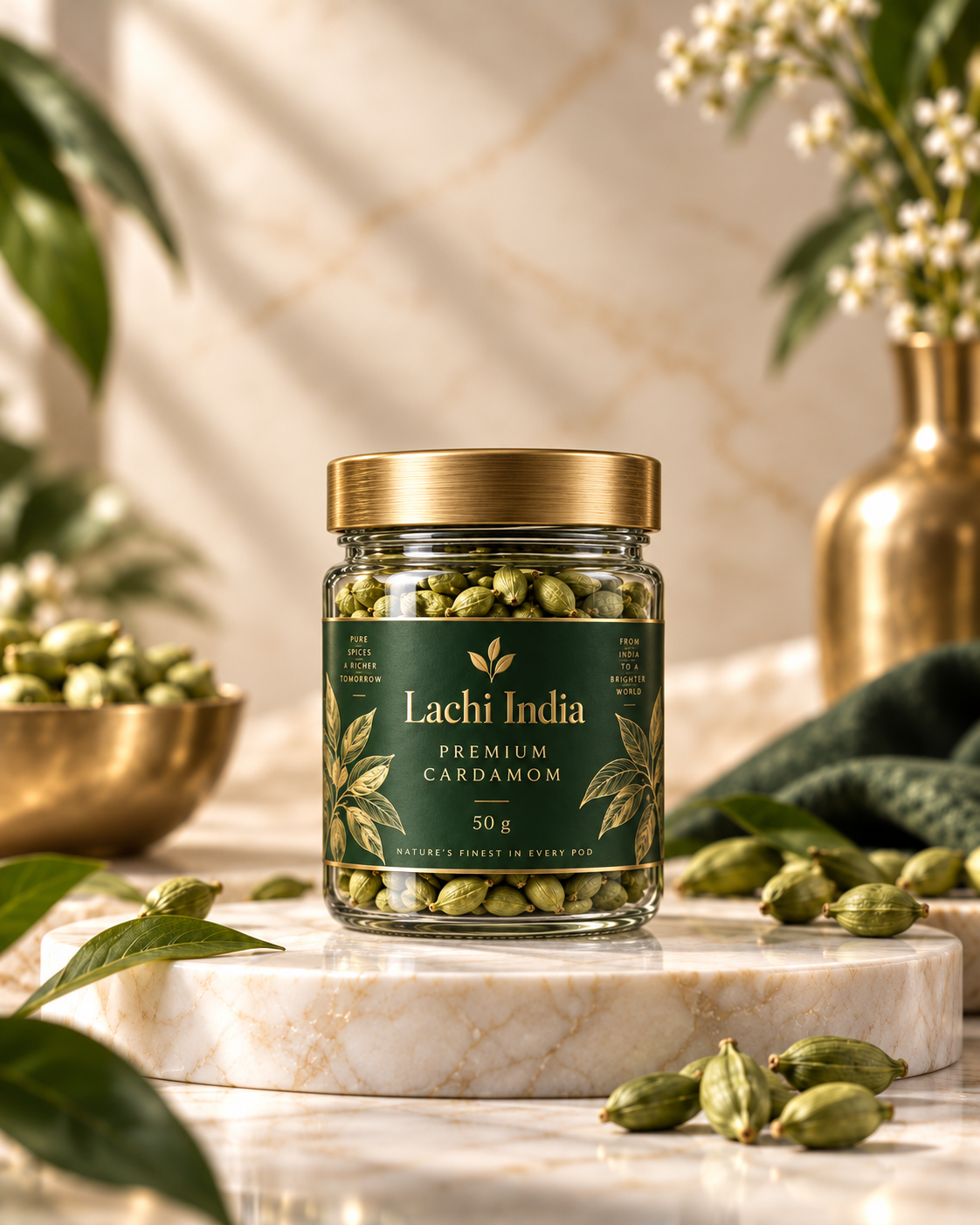 Lachi India 50 g glass jar